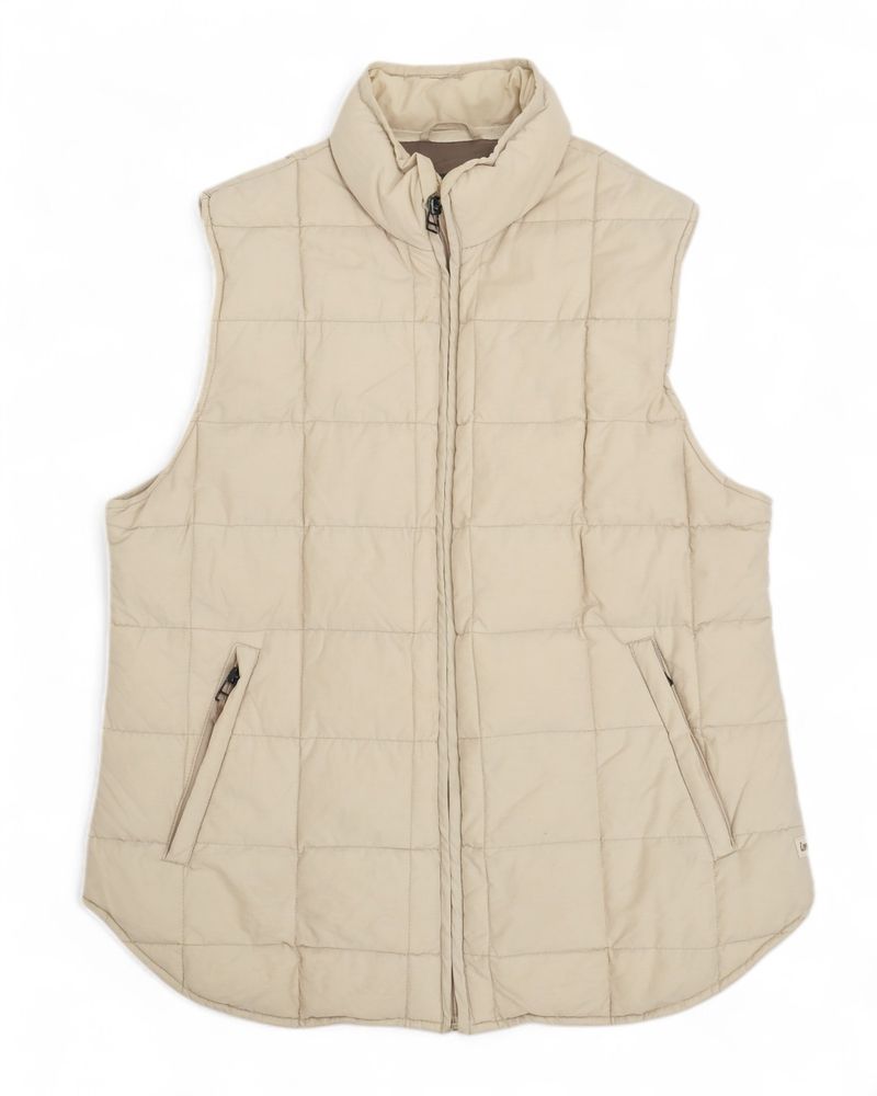 Off White Padded Vest