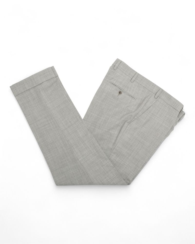 Light Grey Super 120's VBC Wool Sharkskin Suit