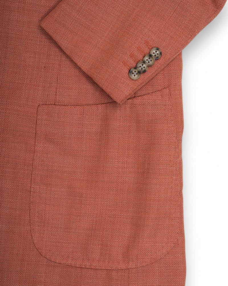 Terracotta Hopsack Sports Jacket