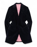Navy Velvet Blazer