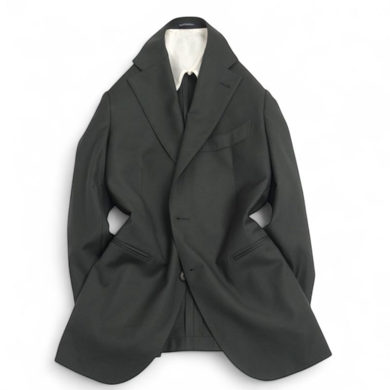 Dark Green Super 110's Wool Sports Jacket
