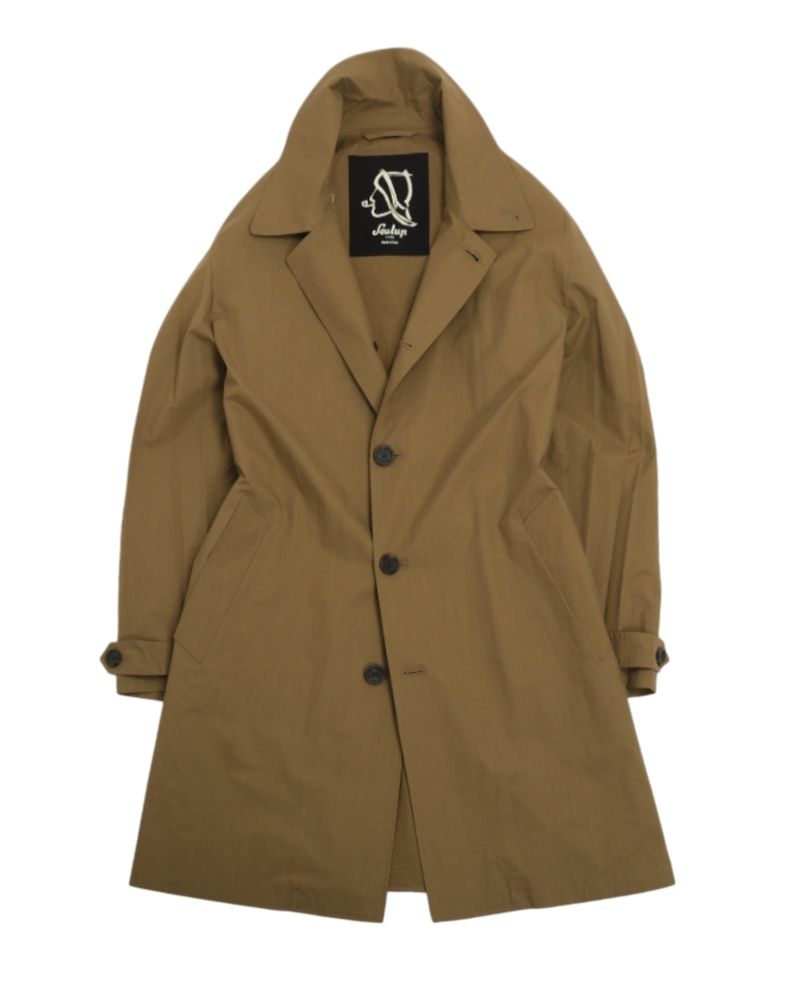 Dark Khaki Cotton Car Coat