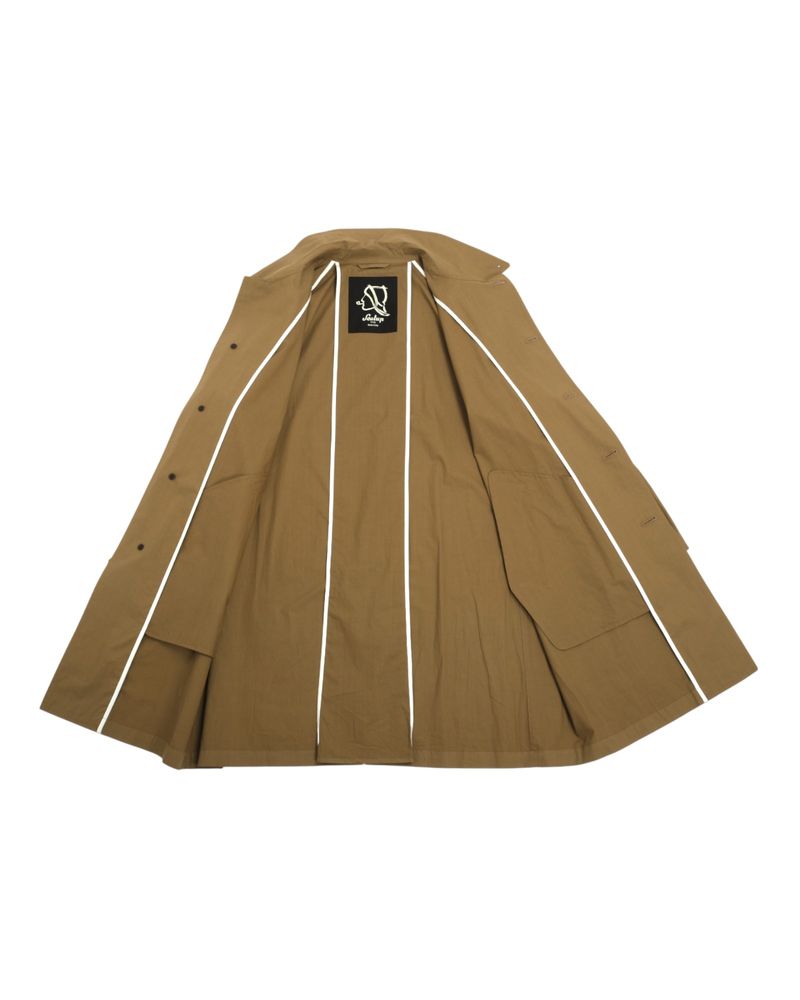 Dark Khaki Cotton Car Coat