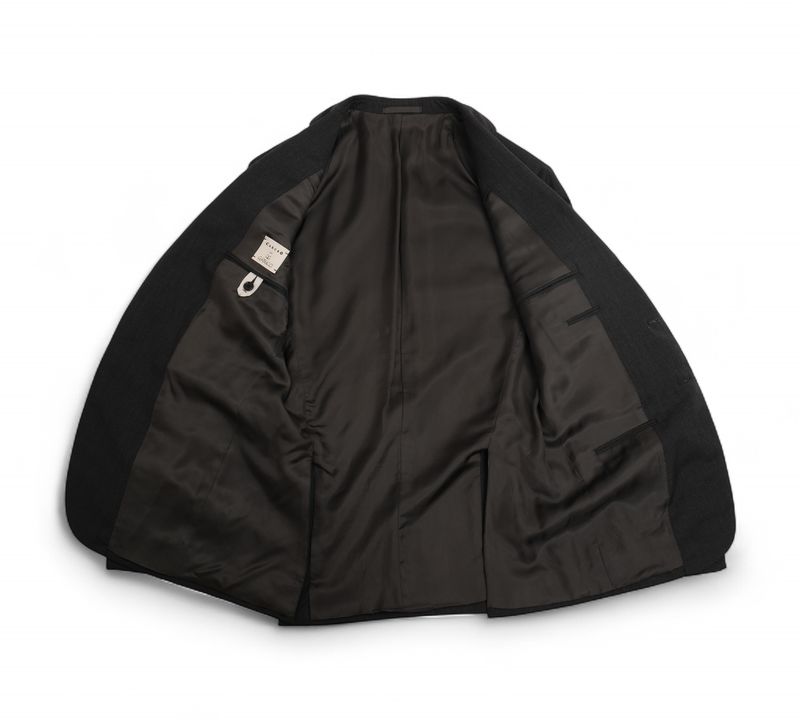 Dark Grey Wool & Cashmere Sports Jacket