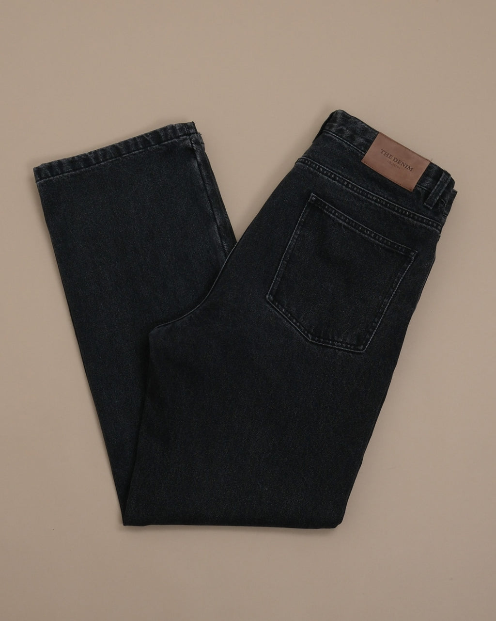 Faded Black Wash High-Rise Jeans by Grand Le Mar