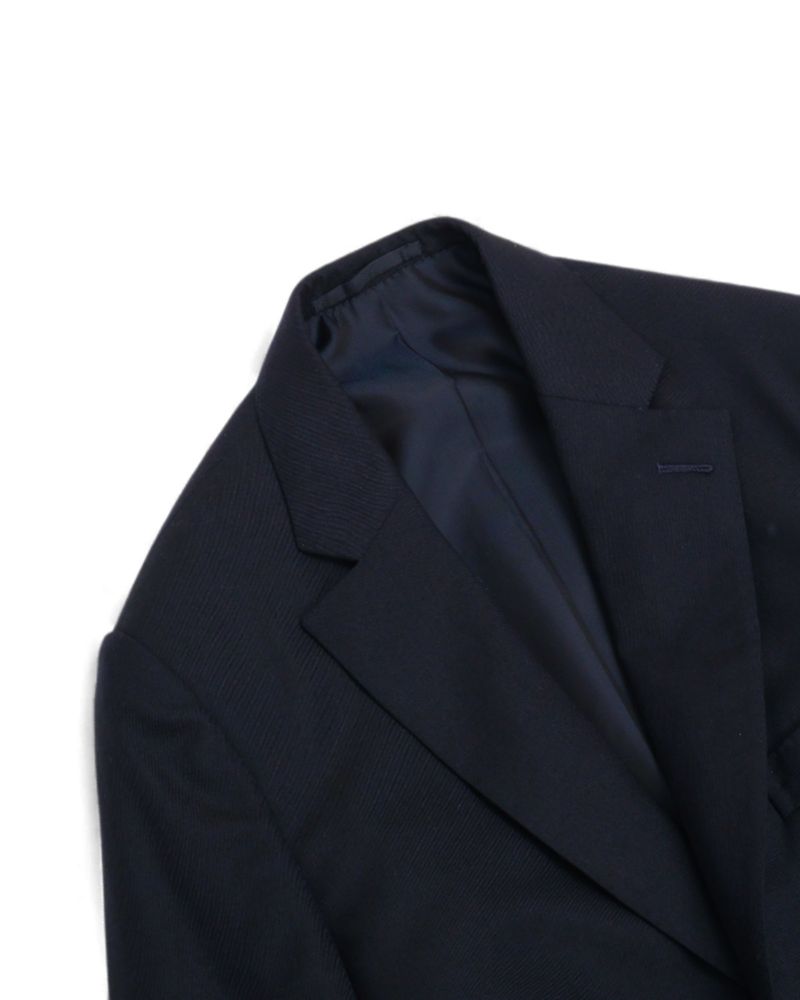 Navy Wool Twill Suit
