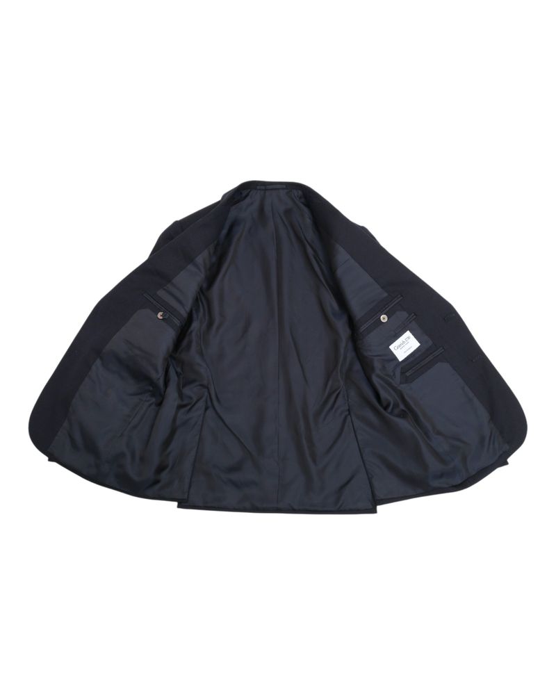 Navy Wool Twill Suit