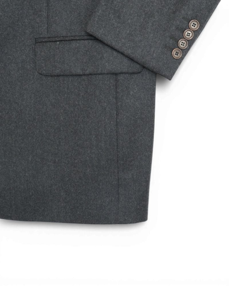 Dark Grey Flannel Suit