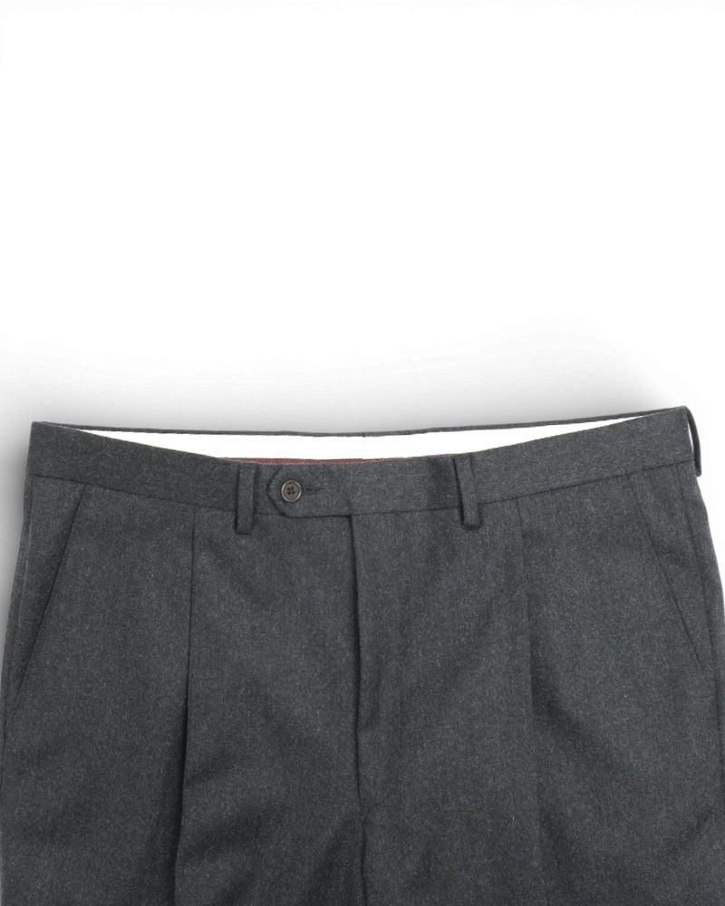 Dark Grey Flannel Suit