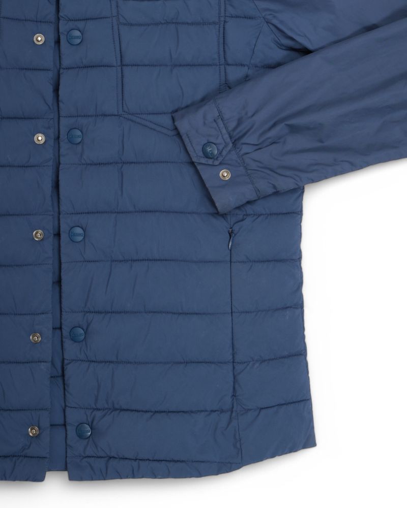 Blue Technical Panel Cardigan Jacket