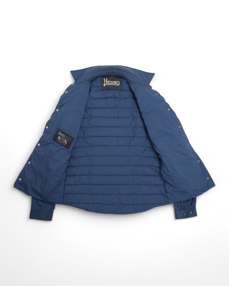 Blue Technical Panel Cardigan Jacket