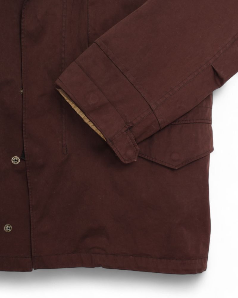 Brown Heavy Shearling Field Jacket