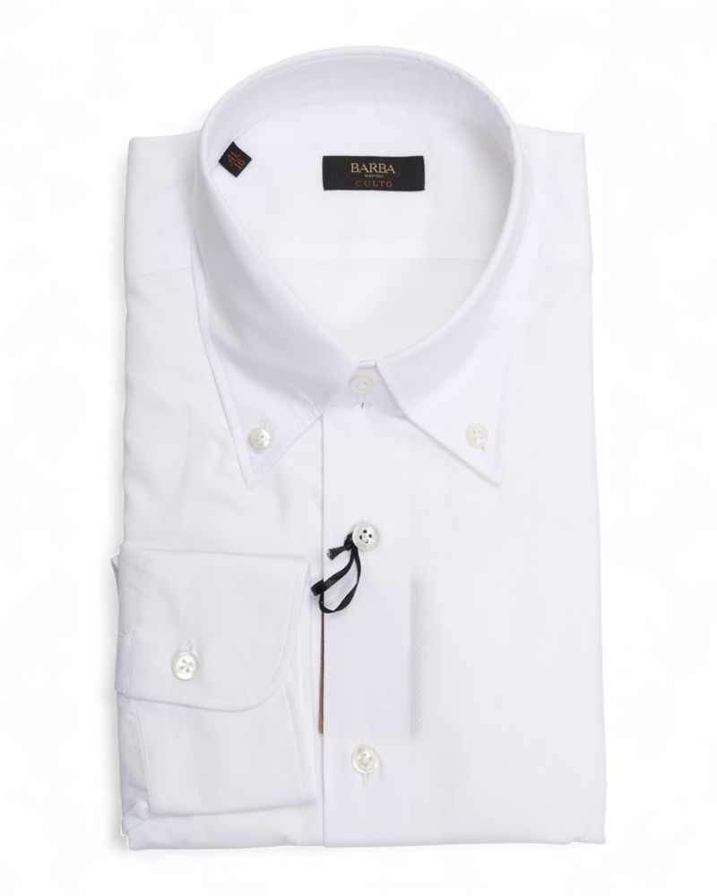 White BD. Pinpoint Cotton Shirt