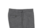 Saman Amel - Grey High Rise Flannel Wool Trousers 52