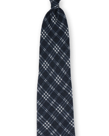 Gant Rugger - Navy/White 3-folded Wool Tie