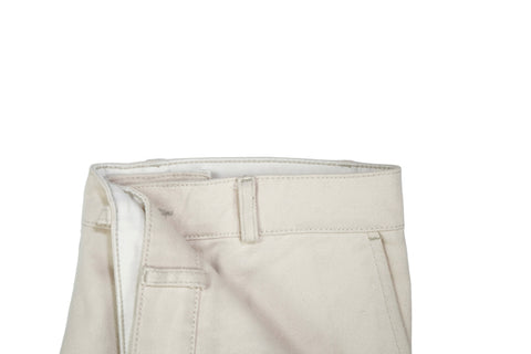 Casatlantic - Off-White Cotton Twill Trouser 30/28 – Vangelis