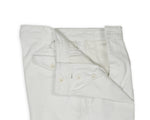 Casatlantic - White High-Rise Pleated Trousers 30/28