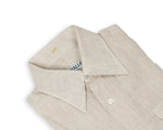 Blugiallo - Beige Linen Shirt 38