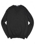 Dark Grey V-Neck Knitwear