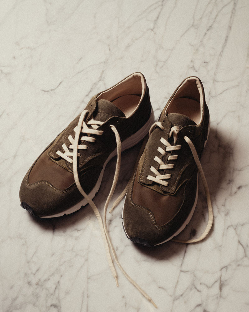 Leaf Suede Way Running Sneakers