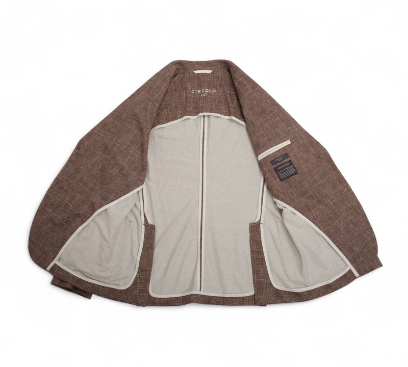 Brown Unconstructed Sports Jacket