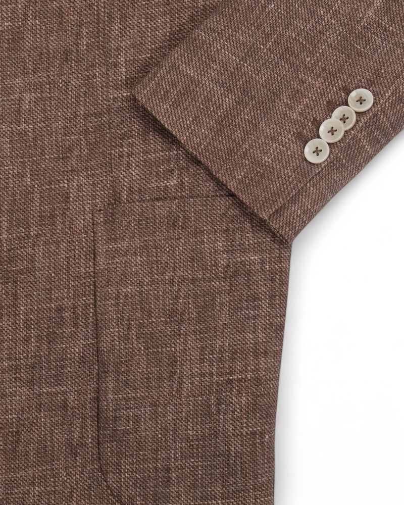 Brown Unconstructed Sports Jacket