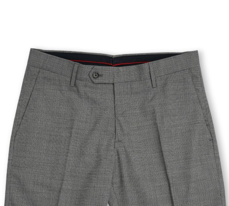 Grey Mid Rise Trouser