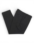 Black Cotton Chino Trousers