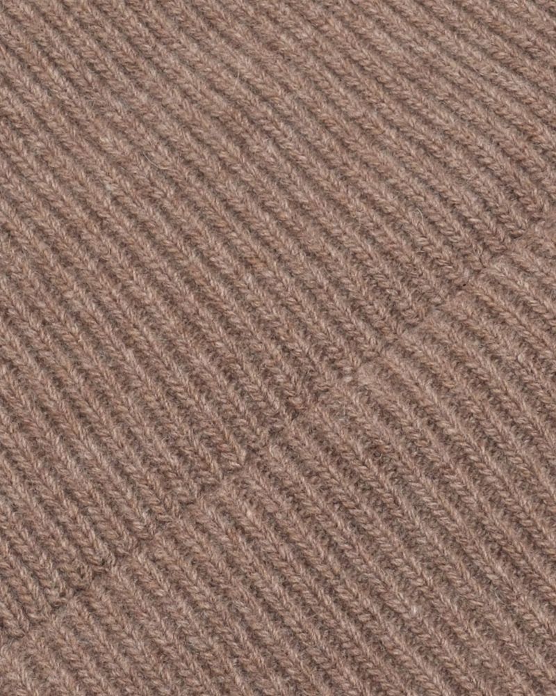 Taupe Cashmere & Merino Beanie