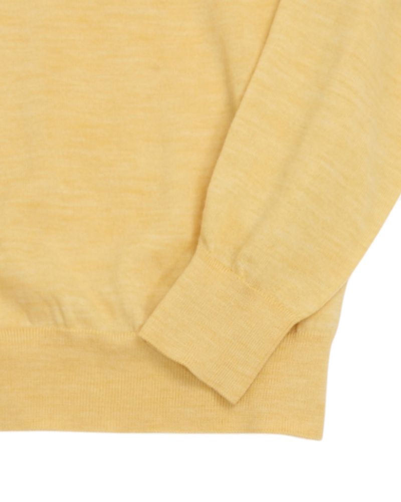 Pale Yellow Merino Wool Sweater