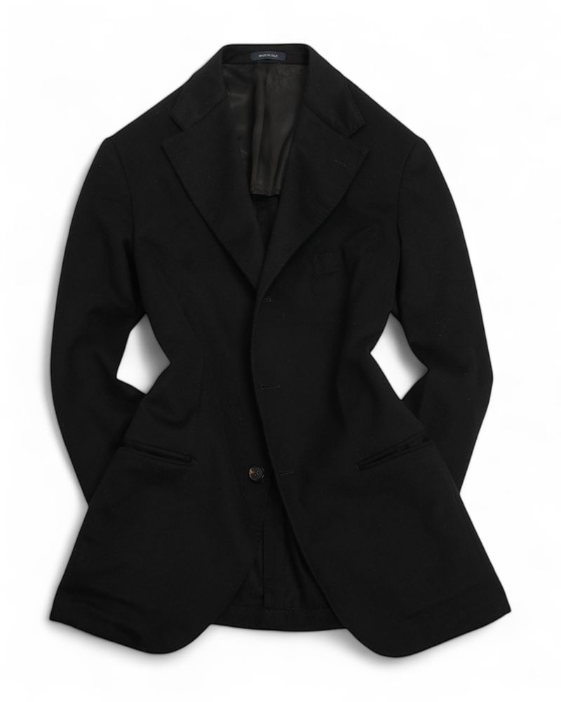 Black Piacenza Alashan Cashmere Sports Jacket