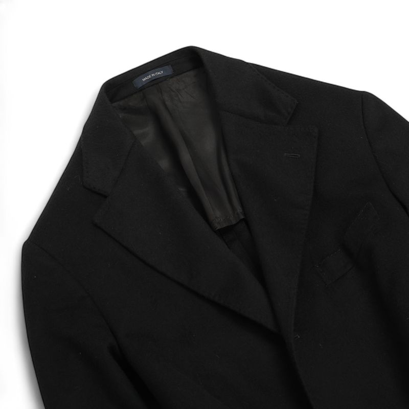 Black Piacenza Alashan Cashmere Sports Jacket
