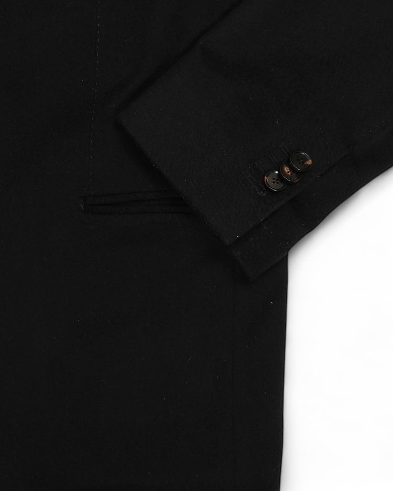 Black Piacenza Alashan Cashmere Sports Jacket