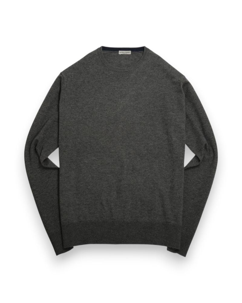 Dark Grey Wool/Cashmere/Silk Sweater