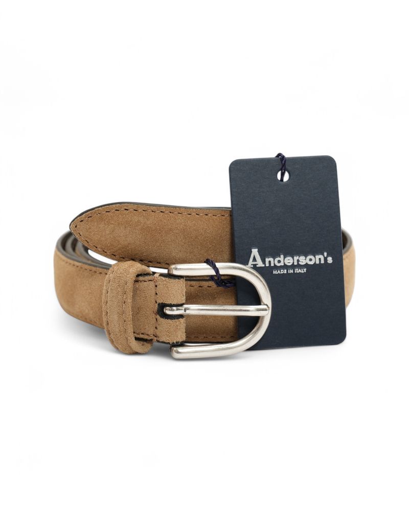 Beige Suede Belt 100 cm
