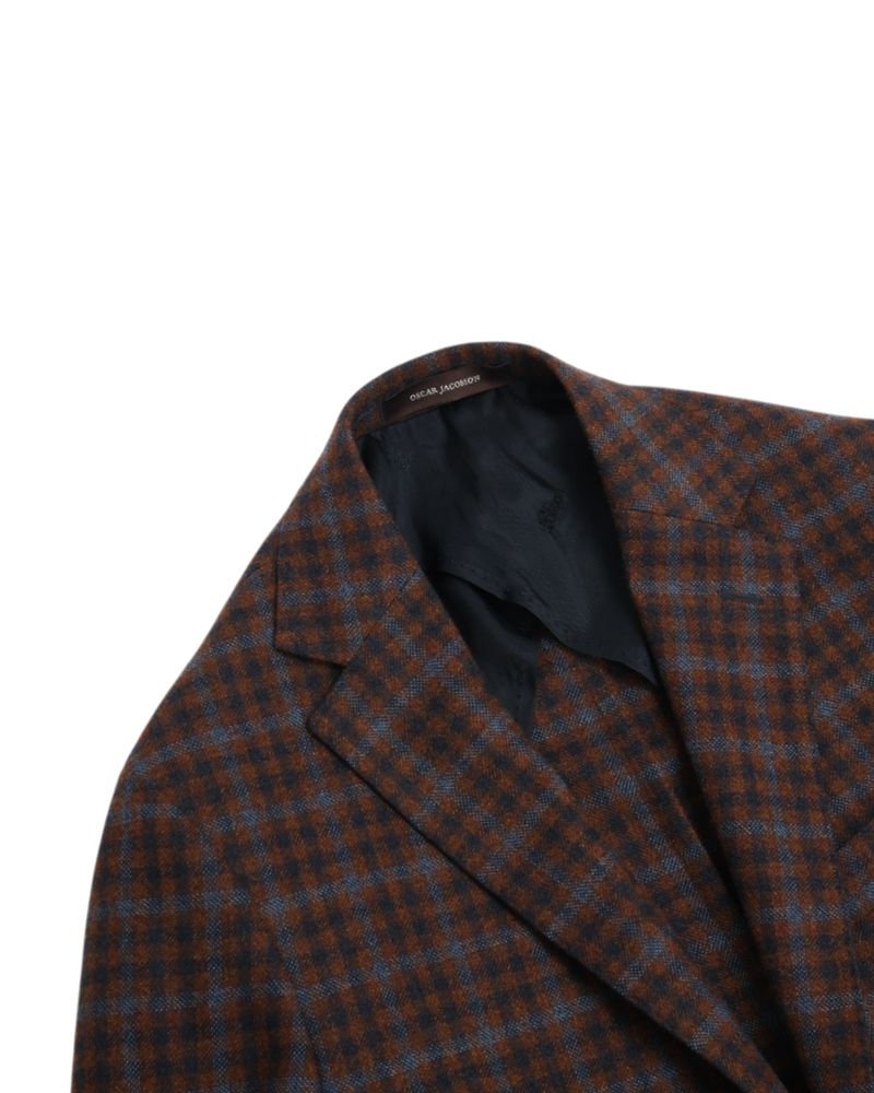 Rust/Navy/Blue Gunclub Flannel Sports Jacket