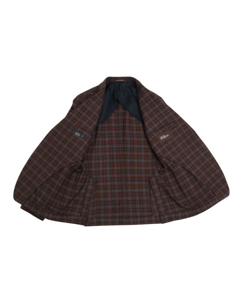 Rust/Navy/Blue Gunclub Flannel Sports Jacket