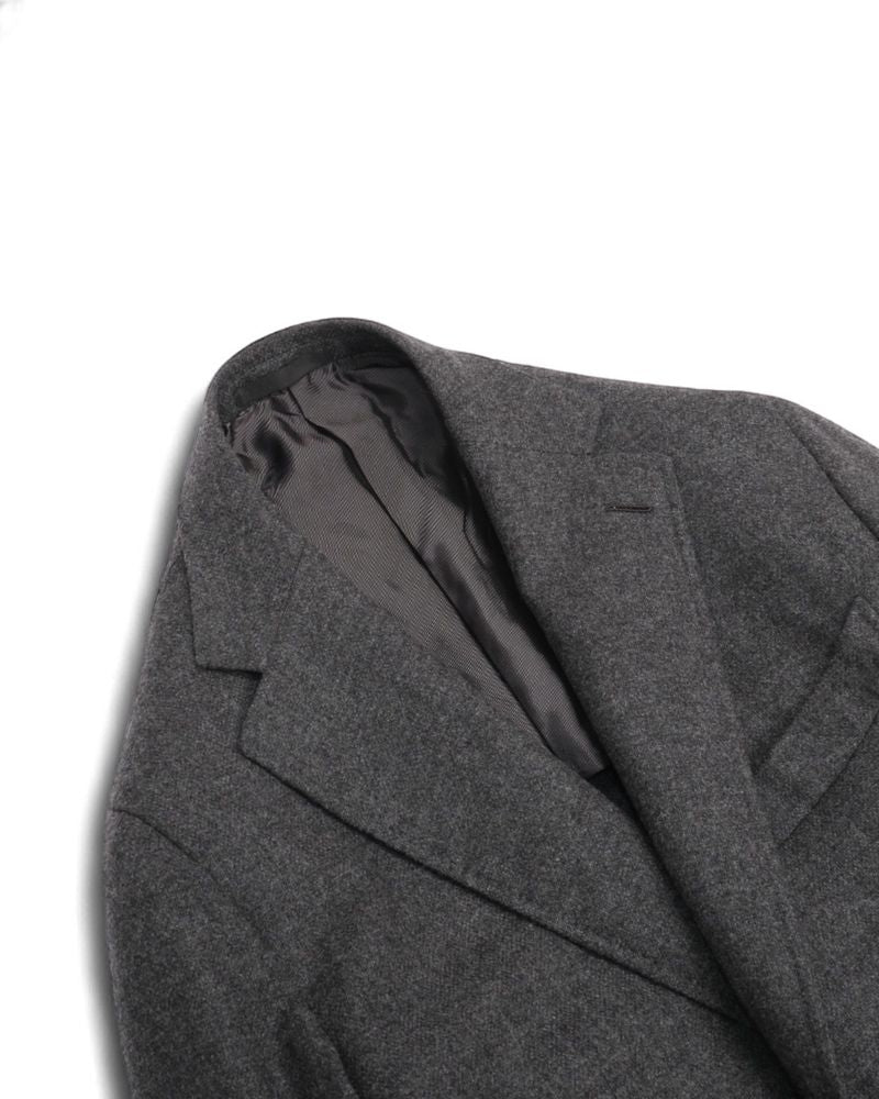 Dark Grey Wool & Cashmere Aida Sports Jacket