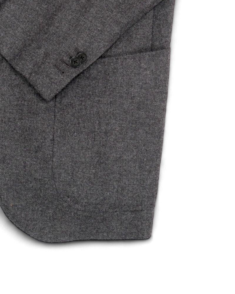 Dark Grey Wool & Cashmere Aida Sports Jacket