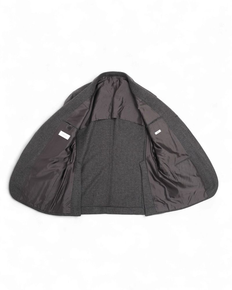 Dark Grey Wool & Cashmere Aida Sports Jacket