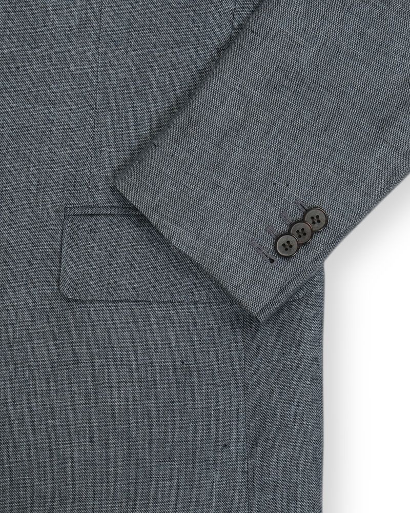 Pale Blue 3-Piece Linen Suit
