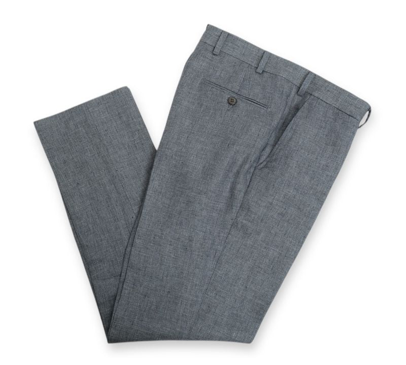 Pale Blue 3-Piece Linen Suit