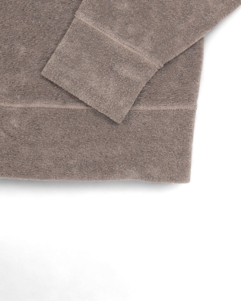Light Grey Toweling Raglan Sweater