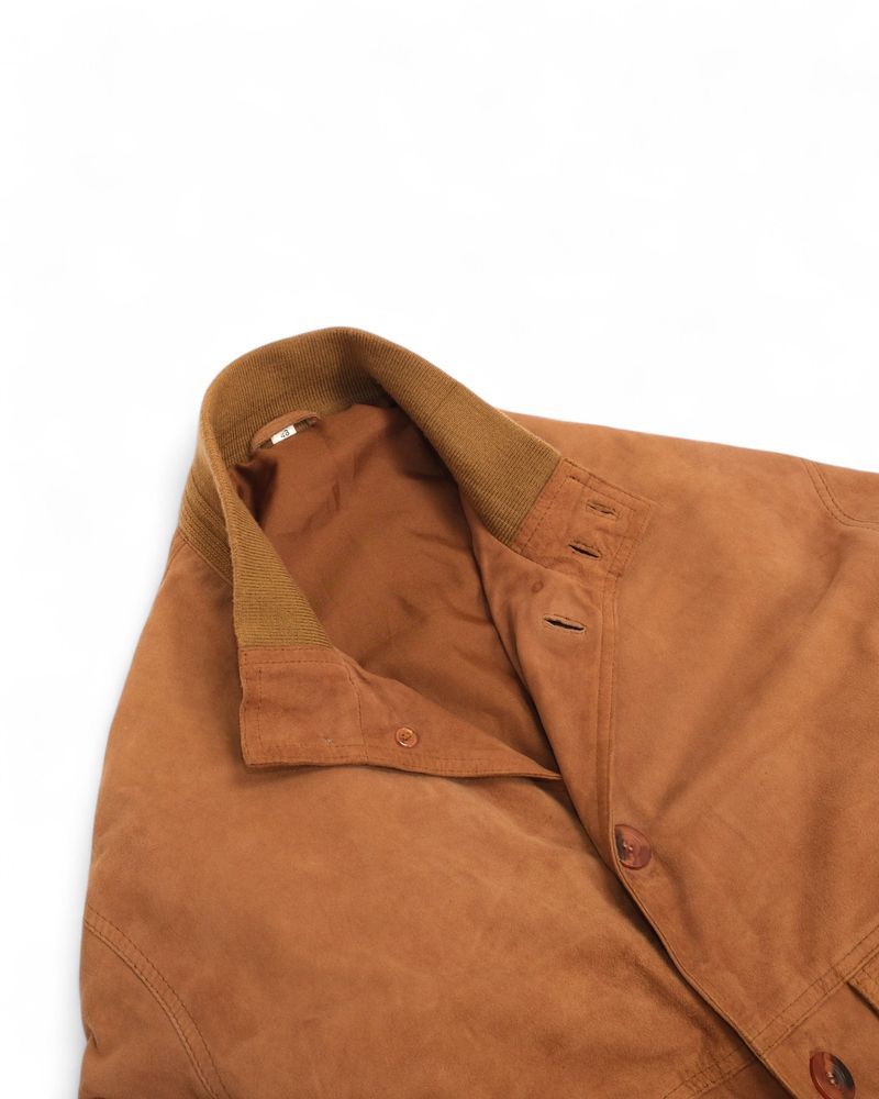 Light Brown Suede Flight Jacket