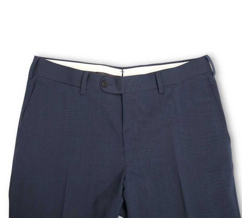 Navy Unlined Traveller Wool Suit