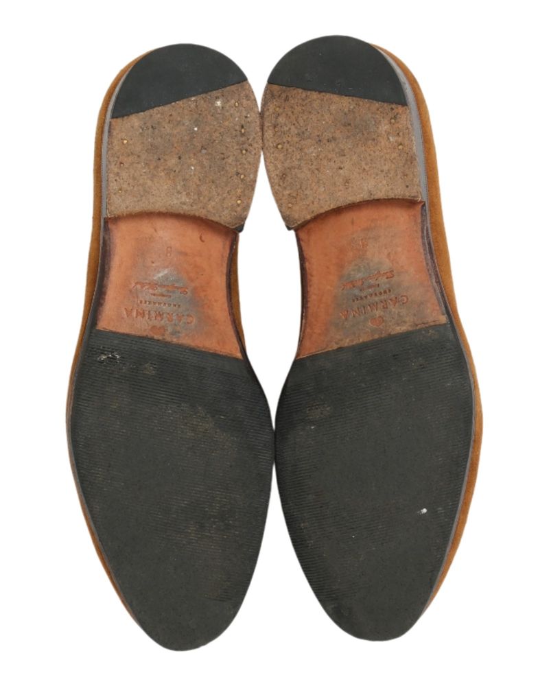 Snuff Suede Penny Loafers