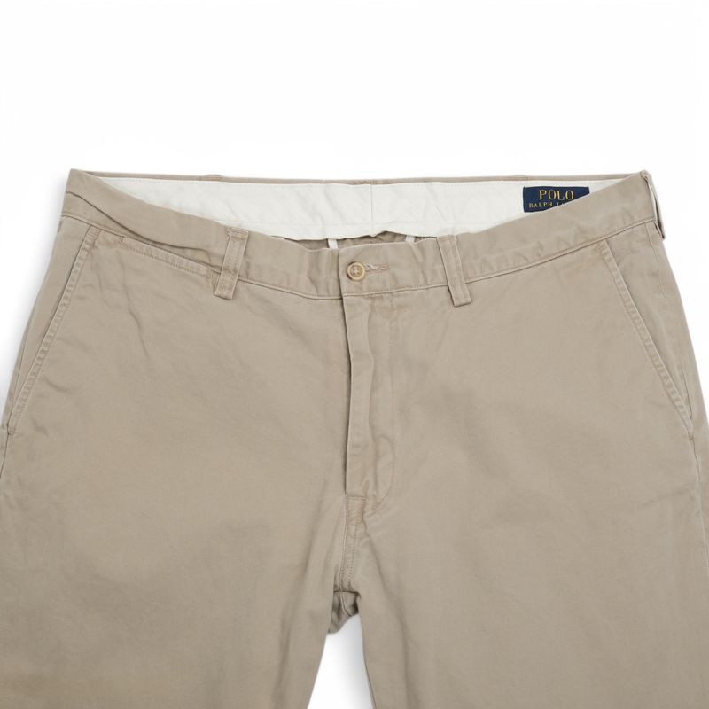 Beige Mid Rise Chinos