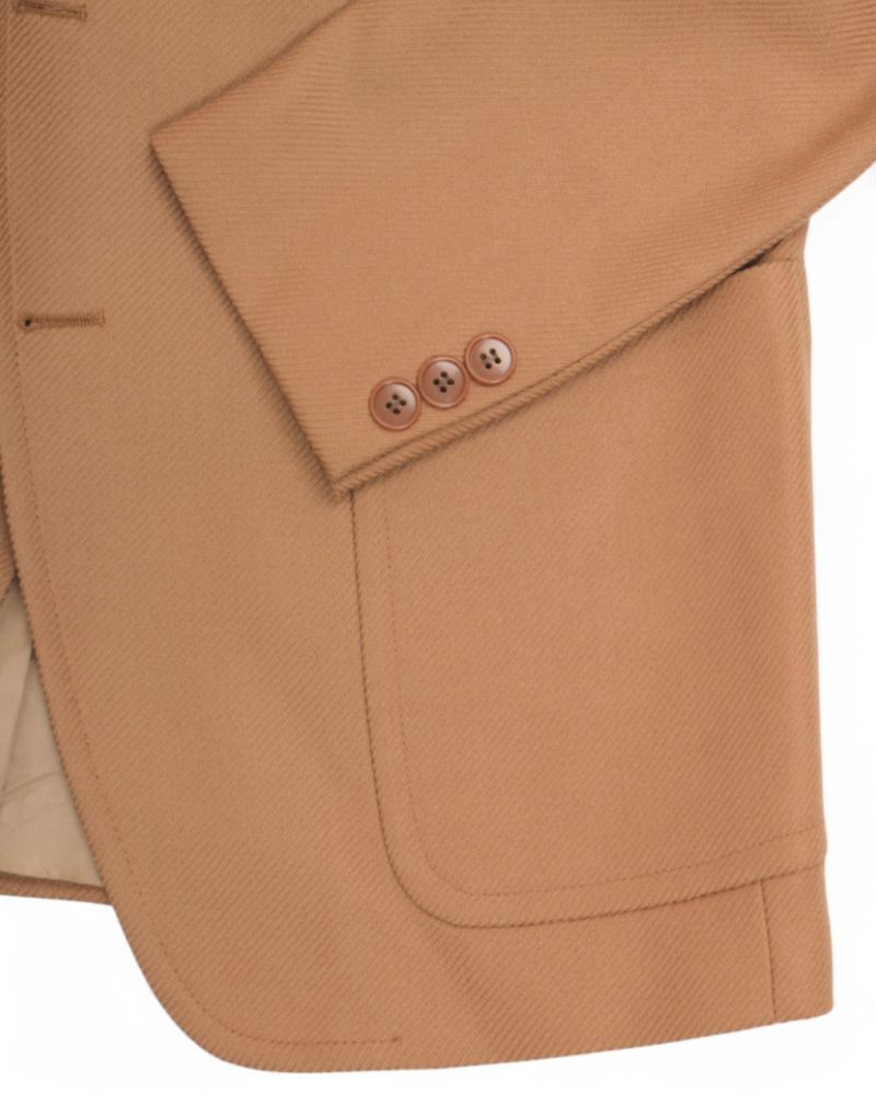 Beige Super 120' Wool Sports Jacket Reg.