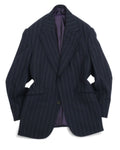 Navy Flannel Chalk-Stripe Suit