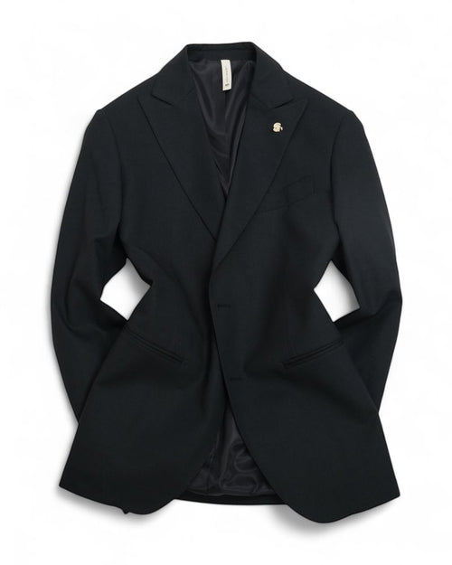 Anthracite Grey Peak Lapel Single Breasted Suit